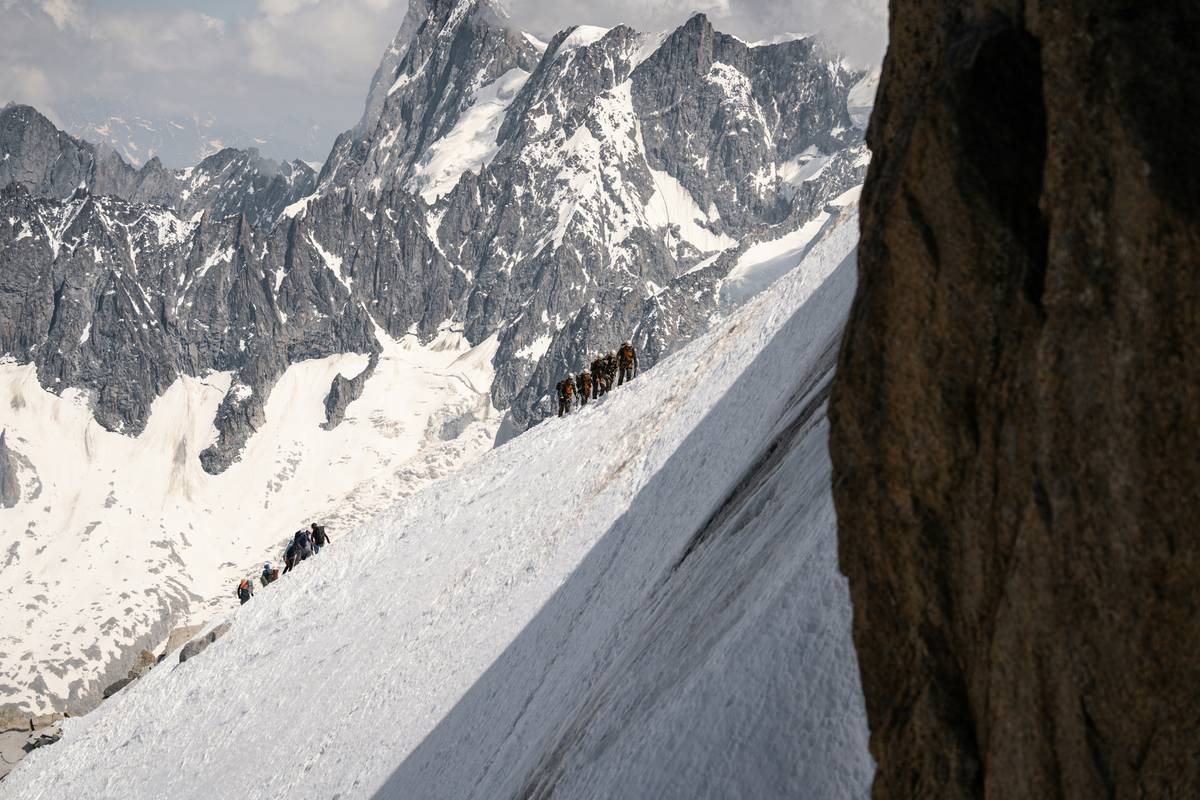 altimeter watch for high-altitude trekking showing elevation readout during mountain trek